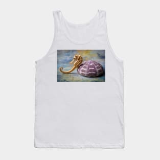 Seahorse And Purple Sea Urchin Tank Top